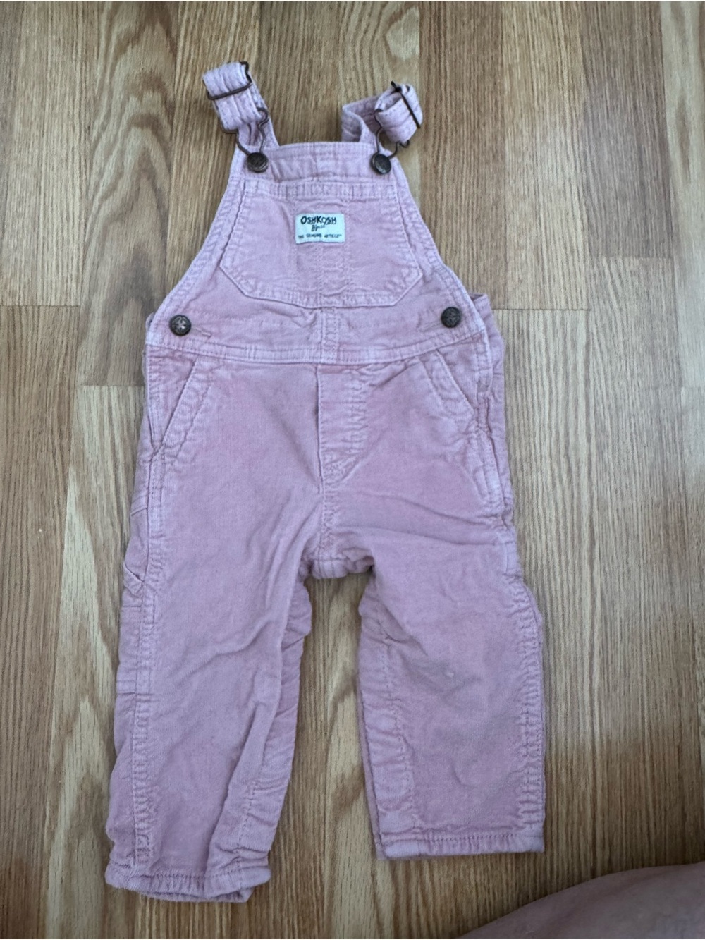 OshKosh B'gosh Dusty Pink Corduroy Overalls